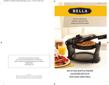 Bella Bella Rotating Waffle Maker